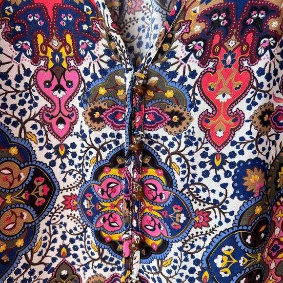 Veronica Beard Sura Printed silk Blouse – Women’s Size 6 - Picture 5 of 9